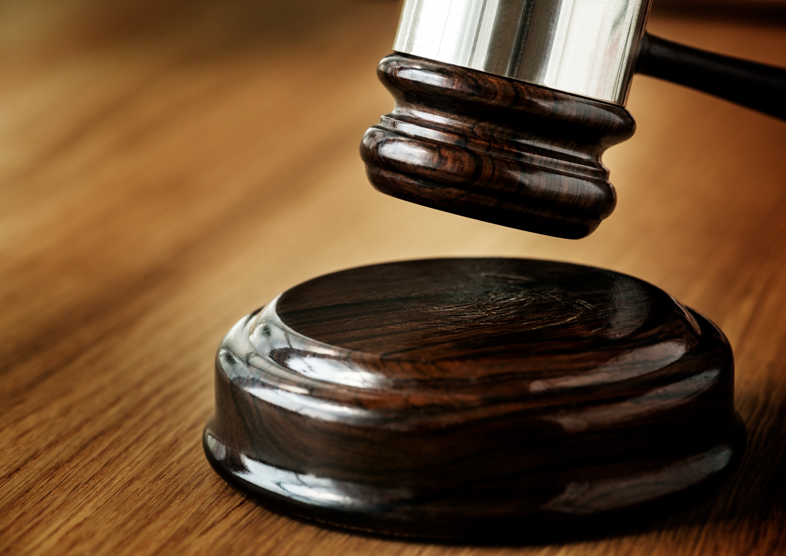 Gavel and sounding block